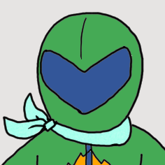 流さレンジャーグリーンの画像